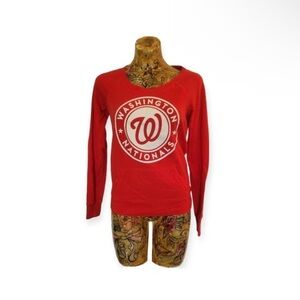 Victoria's Secret PINK top Washington DC Nationals Baseball red small